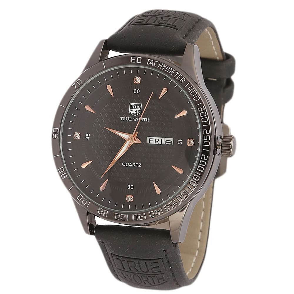 Men's wrist watch - Black, Men, Watches, Chase Value, Chase Value