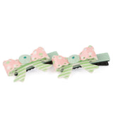 Girls Hair Pin 2 Pcs - Green, Kids, Hair Accessories, Chase Value, Chase Value