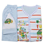 Newborn Gift Set Suits (3 Pcs) - Blue, Kids, NB Boys Sets And Suits, Chase Value, Chase Value