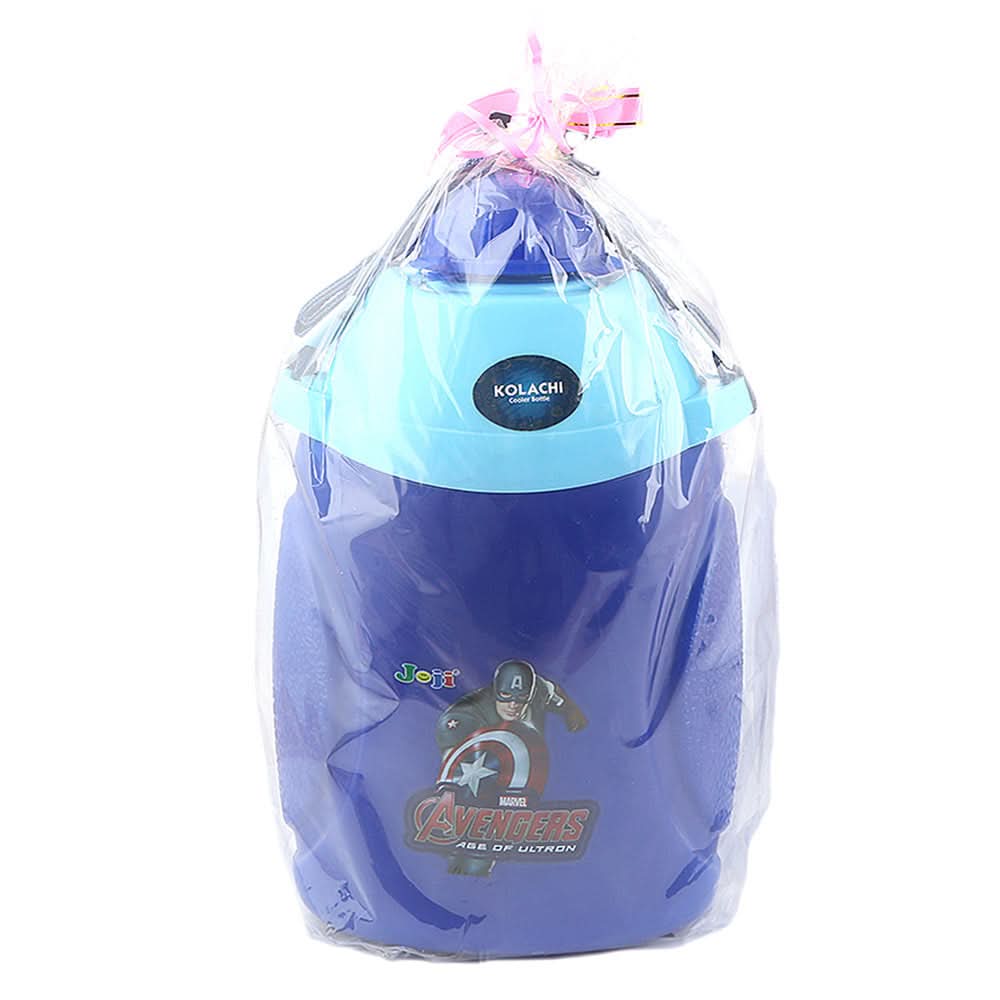 School Water Bottle With Lunch Box Blue & Royal Blue- 1100 ML - test-store-for-chase-value