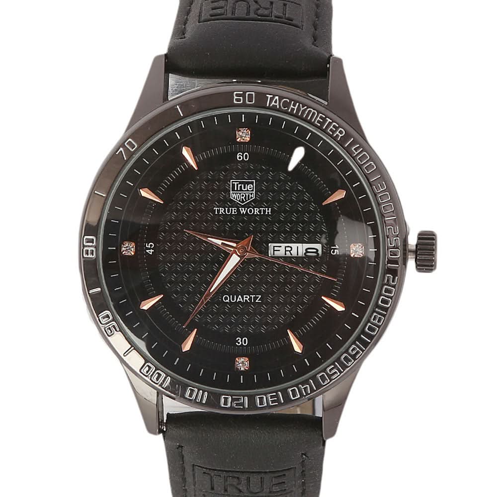 Men's wrist watch - Black, Men, Watches, Chase Value, Chase Value
