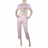 Women's 2 Piece Night Suit - Light Pink, Women, Night Suit, Chase Value, Chase Value