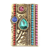 Women's Fancy Stone Ring - Golden - Multi - test-store-for-chase-value