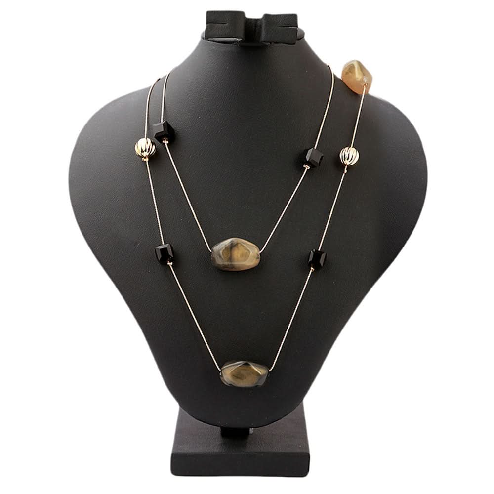 Women's Beads Long Mala - Black, Women, Chains & Lockets, Chase Value, Chase Value