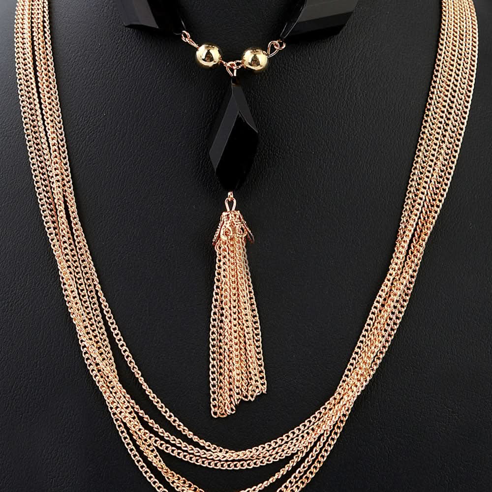 Women's Long Mala - Golden, Women, Chains & Lockets, Chase Value, Chase Value