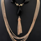 Women's Long Mala - Golden, Women, Chains & Lockets, Chase Value, Chase Value