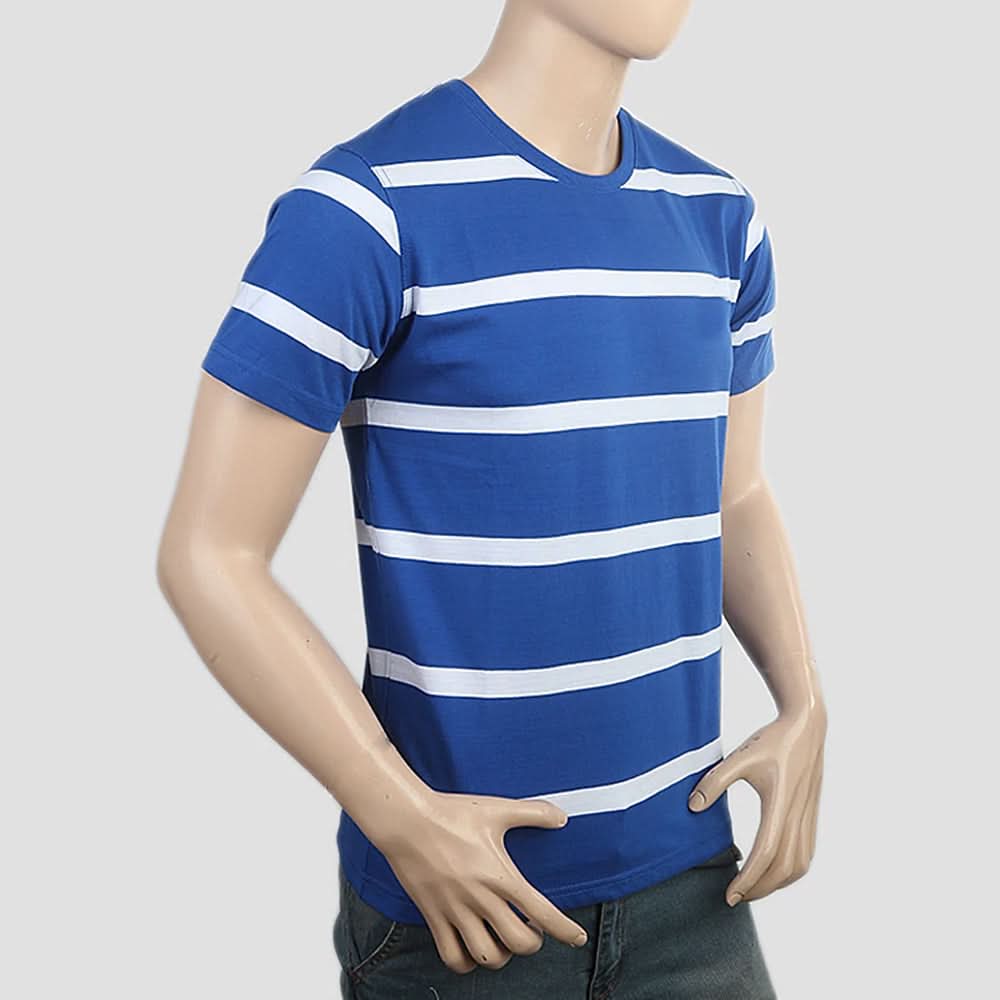 Men's Round Neck T-Shirt - Royal Blue, Men, T-Shirts And Polos, Chase Value, Chase Value
