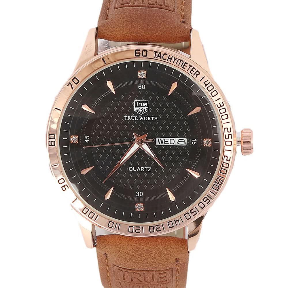 Men's wrist watch - Brown, Men, Watches, Chase Value, Chase Value