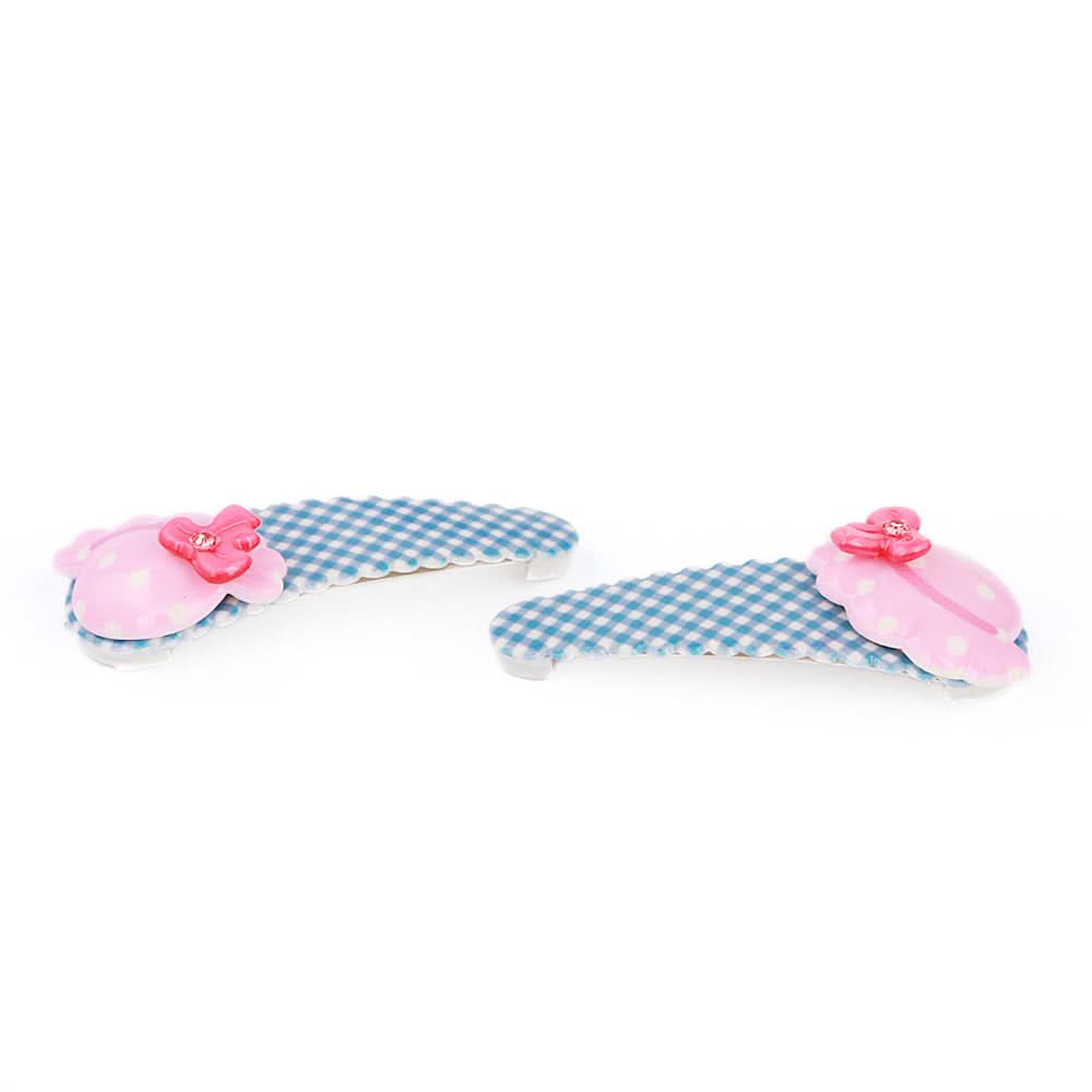 Girls Hair Pin 2 Pcs- Steel Blue, Kids, Hair Accessories, Chase Value, Chase Value