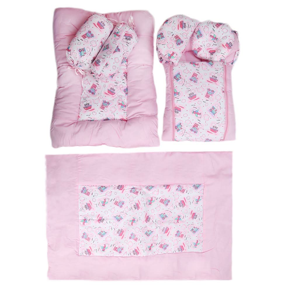Newborn Sleeping Bag 7 Pcs Set - Pink, Kids, Sleeping Bags, Chase Value, Chase Value