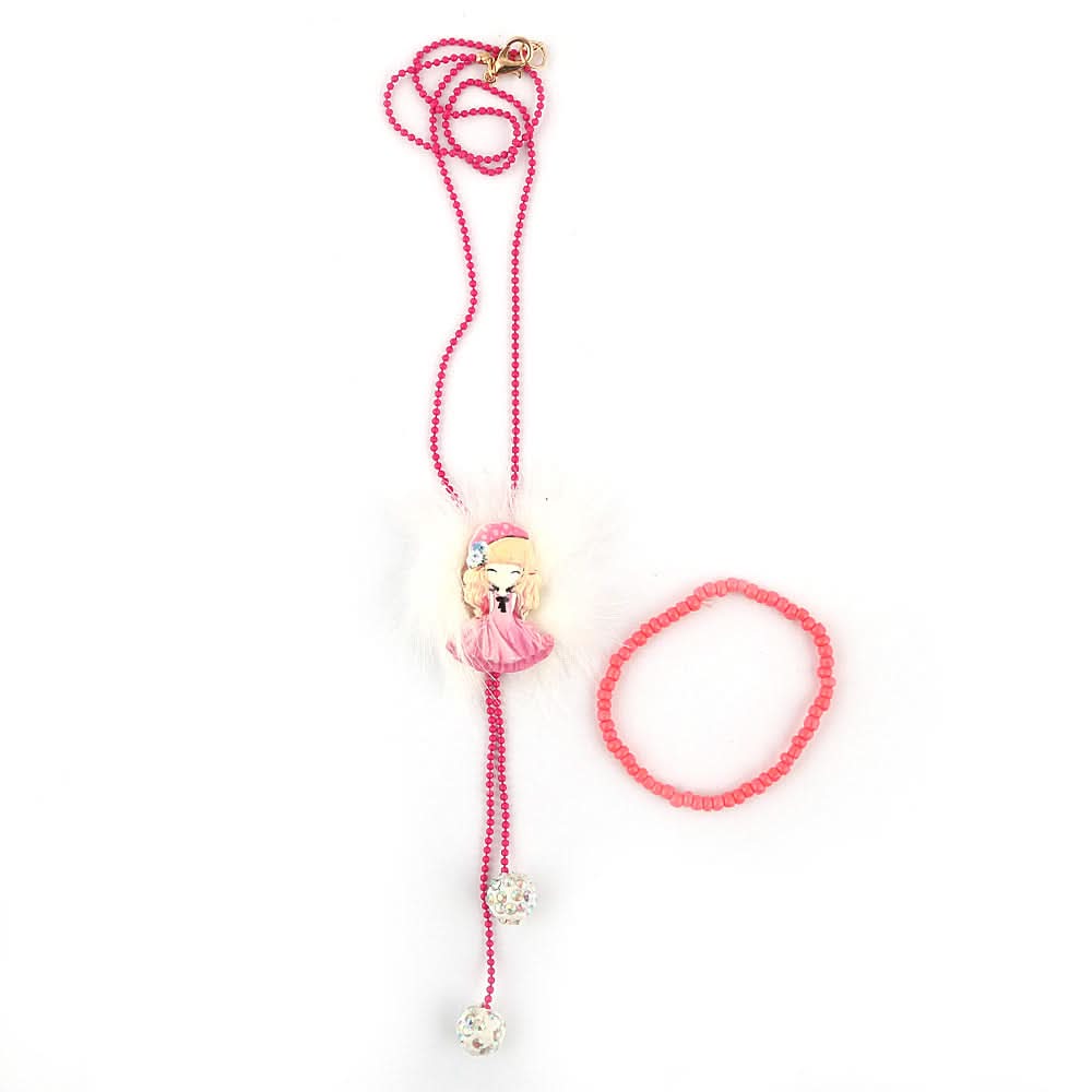 Girls Mala Set - Dark Pink, Kids, Jewellery Sets, Chase Value, Chase Value