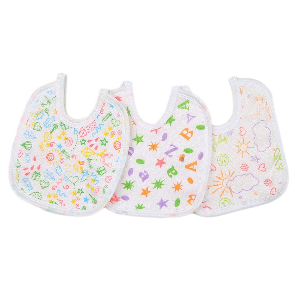 Newborn Bib Set 3 Pcs - Multi - test-store-for-chase-value
