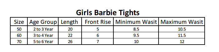 Girls Barbie Tights - Blue, Kids, Tights Leggings And Pajama, Chase Value, Chase Value