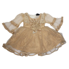 Girls Fancy Frock Fawn, Kids, Girls Frocks, Chase Value, Chase Value