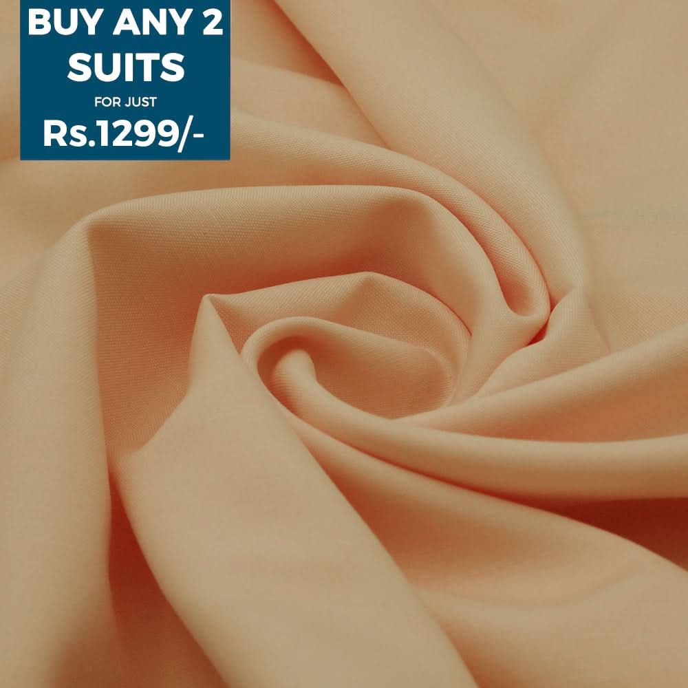 Men's Japani Boski Unstitched Suit - Beige, Men, Unstitched Fabric, Chase Value, Chase Value