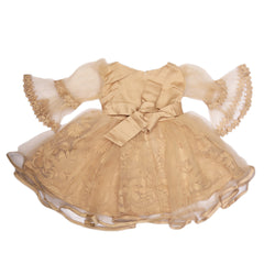 Girls Fancy Frock Fawn, Kids, Girls Frocks, Chase Value, Chase Value
