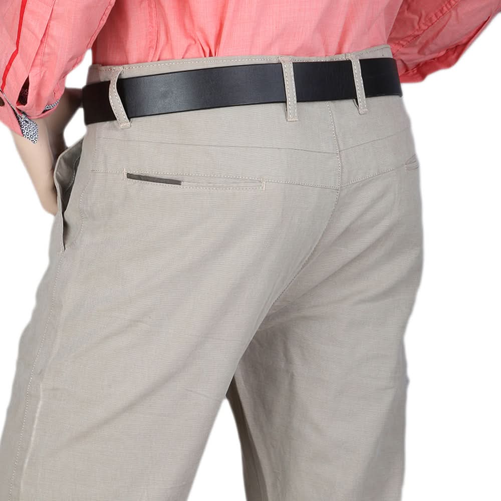 Men's Cotton Chino Pant - Beige, Men, Casual Pants And Jeans, Chase Value, Chase Value