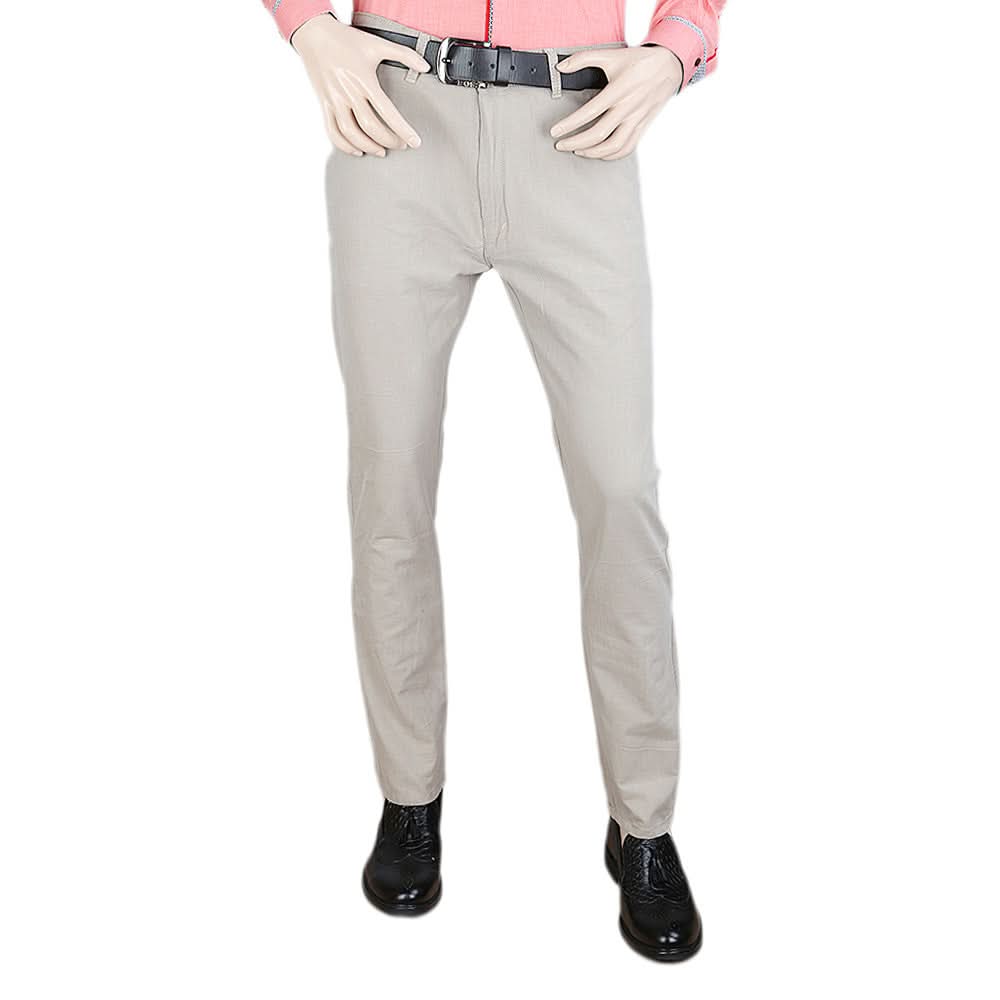 Men's Cotton Chino Pant - Beige, Men, Casual Pants And Jeans, Chase Value, Chase Value