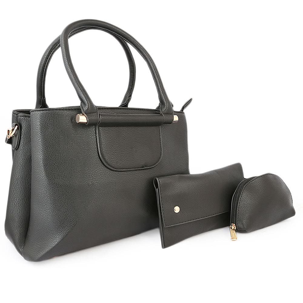 Women's Handbag 3 Piece - Black, Women, Bags, Chase Value, Chase Value