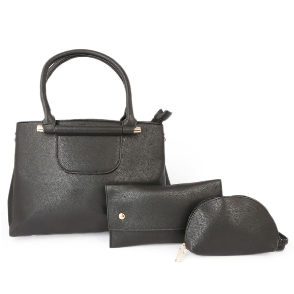 Women's Handbag 3 Piece - Black, Women, Bags, Chase Value, Chase Value