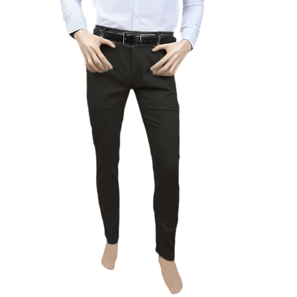 Men's Cotton Chino Pant - Black, Men, Casual Pants And Jeans, Chase Value, Chase Value