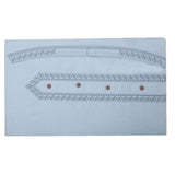 Men's CVC Embroidered Un-Stitched Suit - Blue, Men, Unstitched Fabric, Chase Value, Chase Value