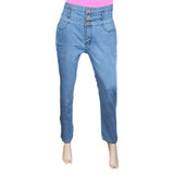 Women's Denim High Waist Pant - Light Blue, Women, Pants & Tights, Chase Value, Chase Value
