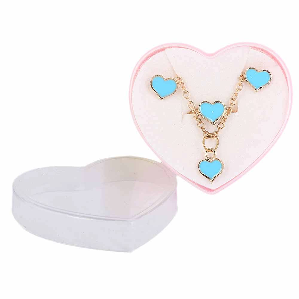 Girls Locket Set - Blue, Kids, Jewellery Sets, Chase Value, Chase Value