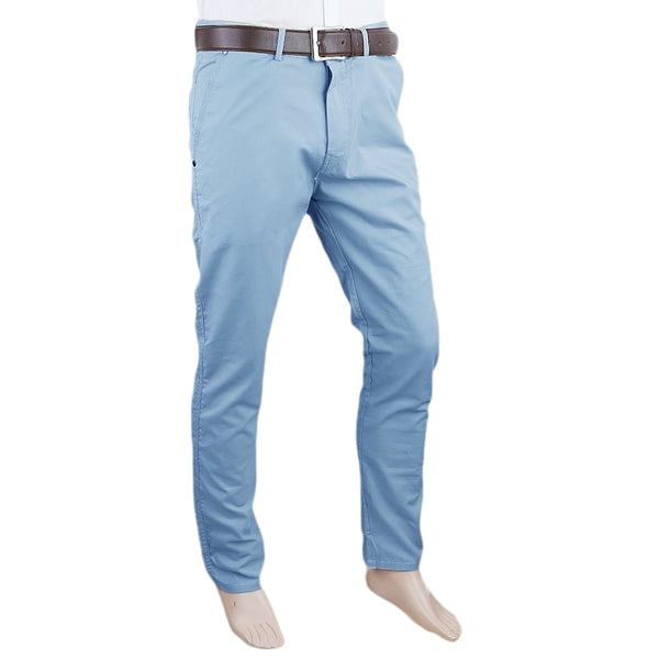 Men's Basic Cotton Pant - Blue, Men, Casual Pants And Jeans, Chase Value, Chase Value