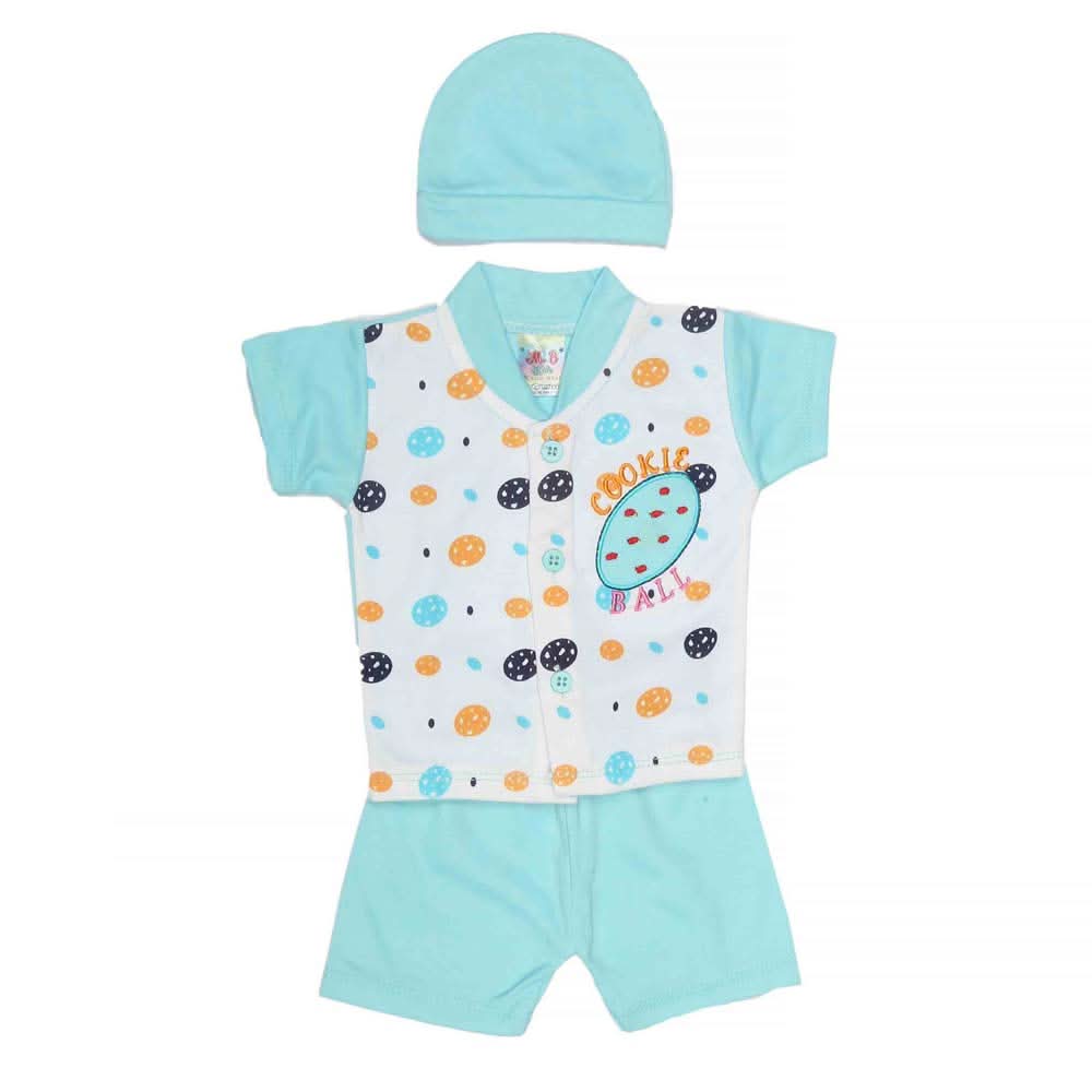 Newborn Boys Suits 3Pcs -Blue, Kids, NB Boys Sets And Suits, Chase Value, Chase Value