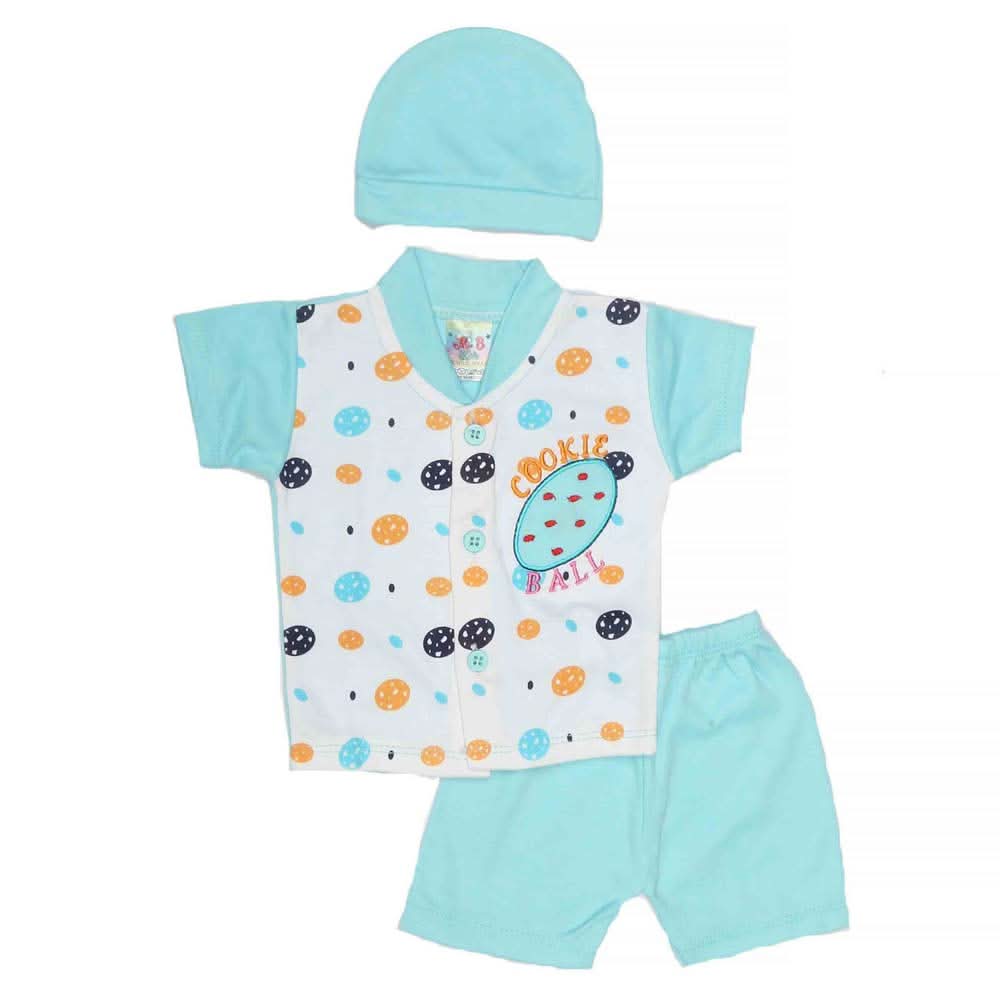 Newborn Boys Suits 3Pcs -Blue, Kids, NB Boys Sets And Suits, Chase Value, Chase Value