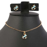 Girls Locket Set - Blue, Kids, Jewellery Sets, Chase Value, Chase Value