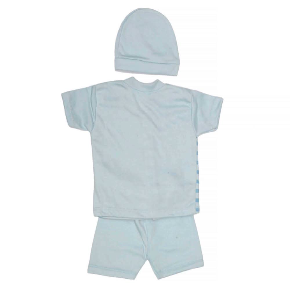 Newborn Boys Suits 3Pcs - Blue, Kids, NB Boys Sets And Suits, Chase Value, Chase Value