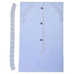 Men's Mashriq Embroidered Un-Stitched Suit - Blue, Men, Unstitched Fabric, Chase Value, Chase Value