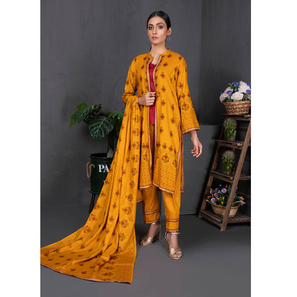 Sahil Printed Cotton 3 Pcs Un-Stitched Suit Vol 1 - 4B, Women, 3Pcs Shalwar Suit, ZS Textiles, Chase Value