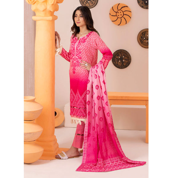 Sahil Printed Cotton 3 Pcs Un-Stitched Suit Vol 1 - 5B, Women, 3Pcs Shalwar Suit, ZS Textiles, Chase Value