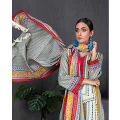 Sahil Printed Cotton 3 Pcs Un-Stitched Suit Vol 1 - 1A, Women, 3Pcs Shalwar Suit, ZS Textiles, Chase Value