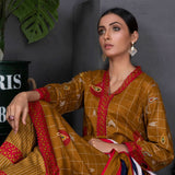 Sahil Printed Cotton 3 Pcs Un-Stitched Suit Vol 1 - 2B, Women, 3Pcs Shalwar Suit, ZS Textiles, Chase Value