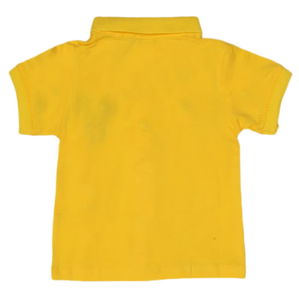 Boys Half Sleeves Polo T-Shirt - Yellow, Kids, Boys T-Shirts, Chase Value, Chase Value