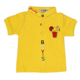 Boys Half Sleeves Polo T-Shirt - Yellow, Kids, Boys T-Shirts, Chase Value, Chase Value