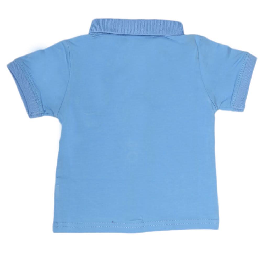 Boys Half Sleeves Polo T-Shirt - Blue, Kids, Boys T-Shirts, Chase Value, Chase Value