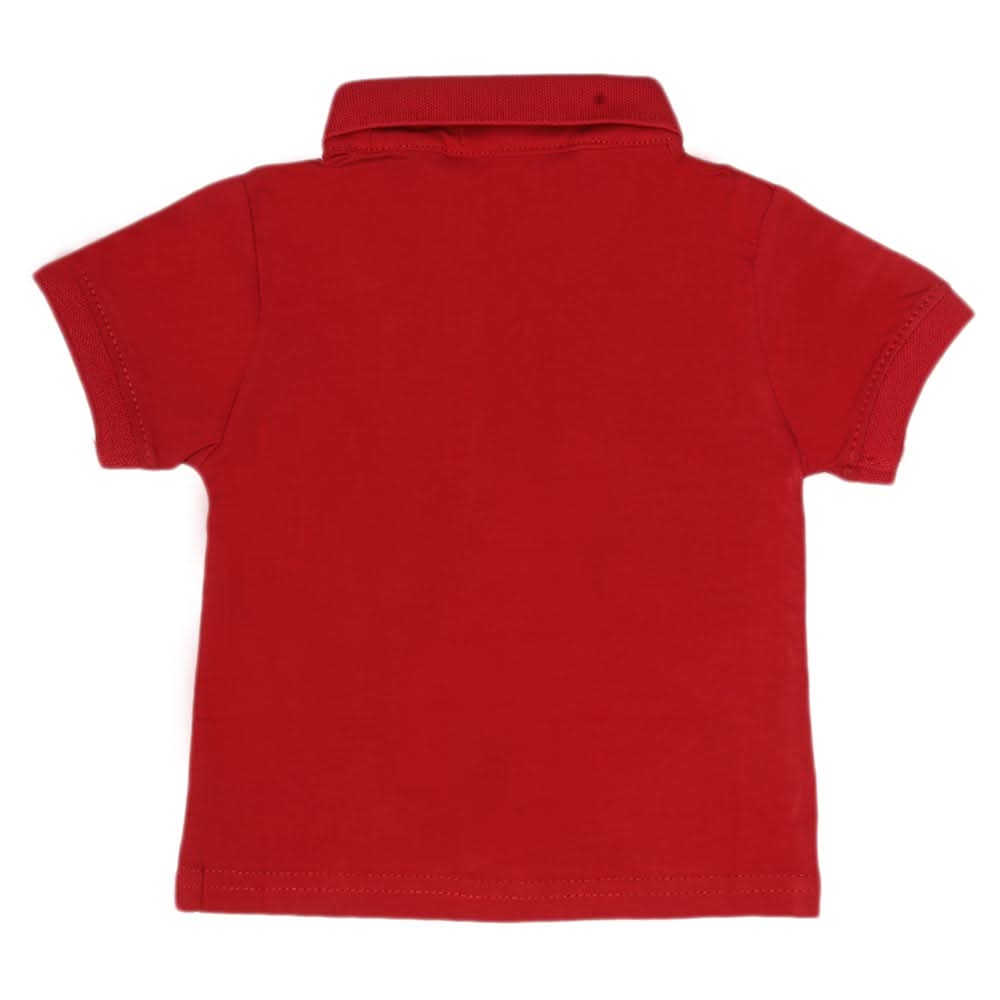Boys Half Sleeves Polo T-Shirt - Maroon, Kids, Boys T-Shirts, Chase Value, Chase Value