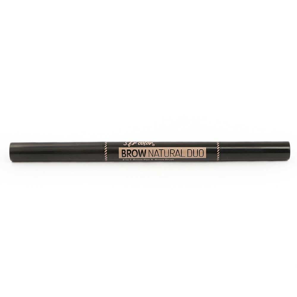 S.F.R Color 2IN1 Brow Pen+Brow Brush Bronze 110, Beauty & Personal Care, Brushes And Applicators, Chase Value, Chase Value