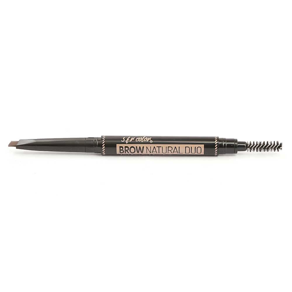 S.F.R Color 2IN1 Brow Pen+Brow Brush Bronze 110, Beauty & Personal Care, Brushes And Applicators, Chase Value, Chase Value