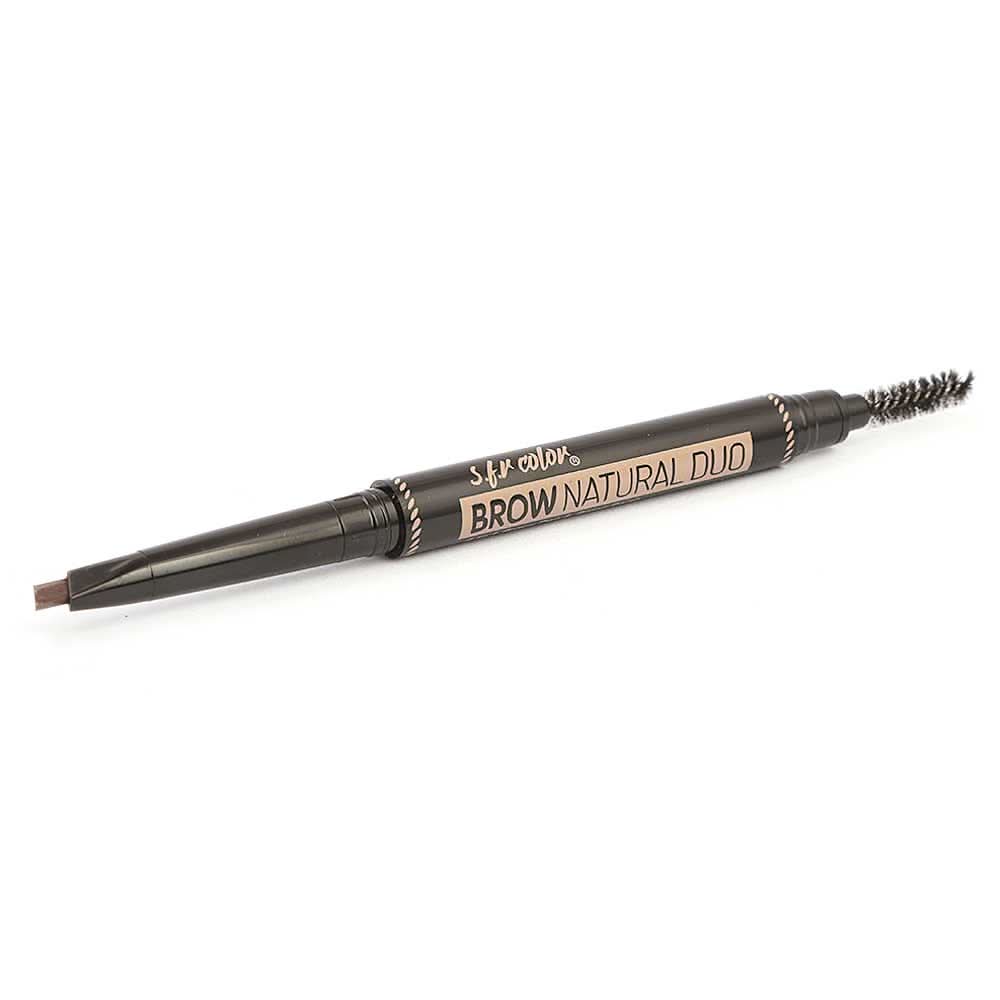 S.F.R Color 2IN1 Brow Pen+Brow Brush Bronze 110, Beauty & Personal Care, Brushes And Applicators, Chase Value, Chase Value