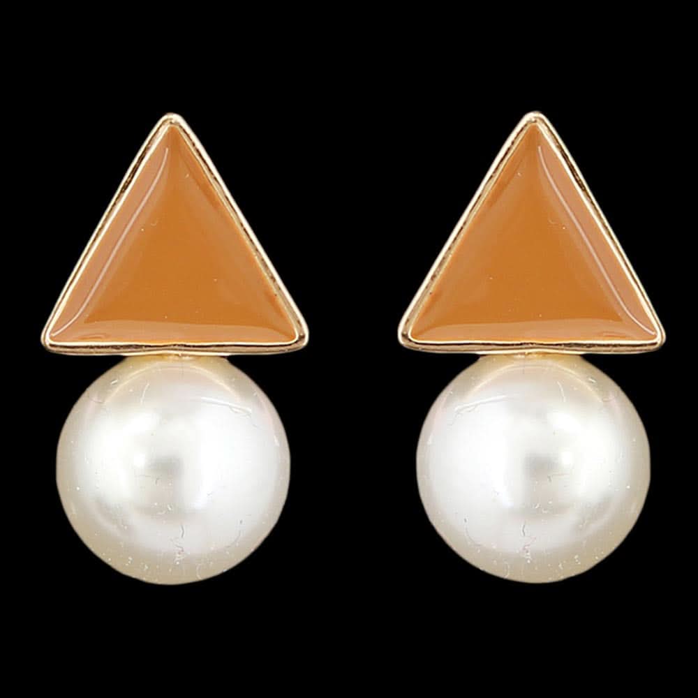 Women's Ear Tops -  Brown, Women, Earrings & Tops, Chase Value, Chase Value