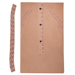 Men's Mashriq Embroidered Un-Stitched Suit - Brown, Men, Unstitched Fabric, Chase Value, Chase Value