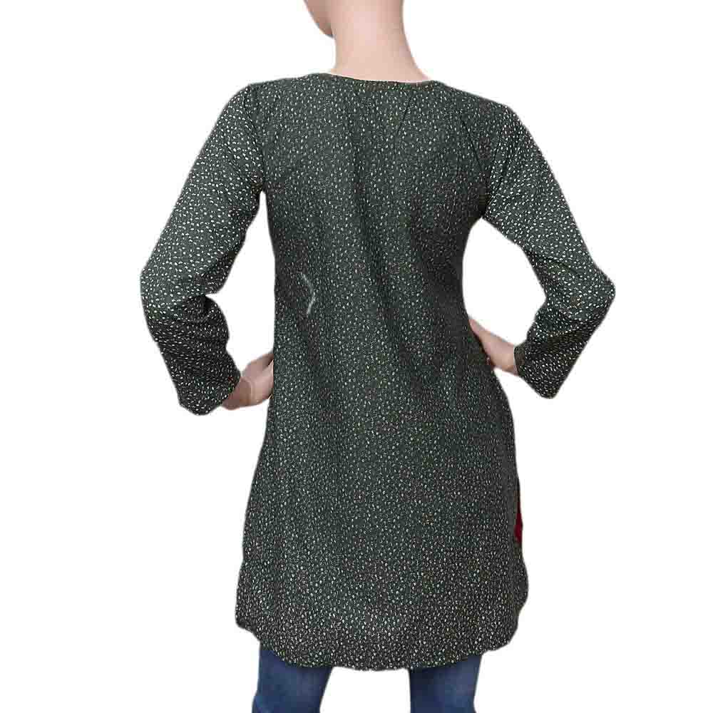 Women's Embroidered Kurti - Green, Women's Fashion, Chase Value, Chase Value