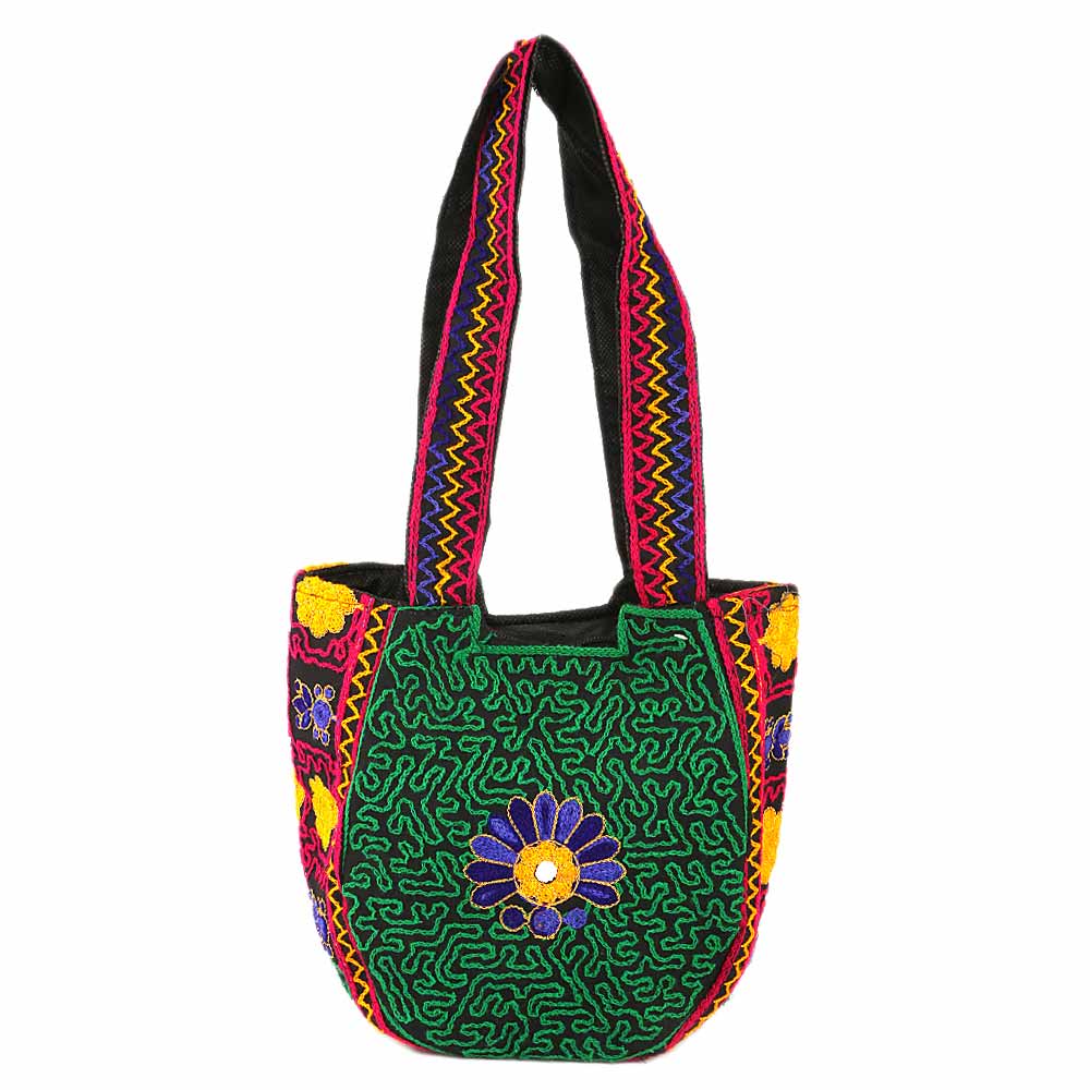 Women's Embroidered Shoulder Handbag - Black, Women, Bags, Chase Value, Chase Value