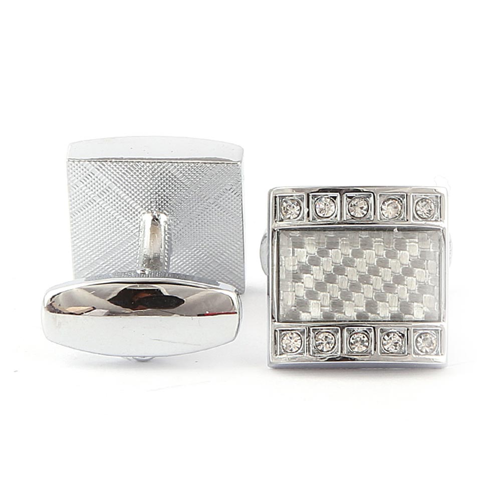 Men's Cufflinks - Silver, Men, Cufflinks, Chase Value, Chase Value